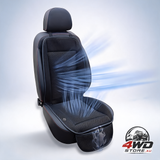 Ventilation car seat cushion with turbine fan and breathable ice silk mesh, universal fit