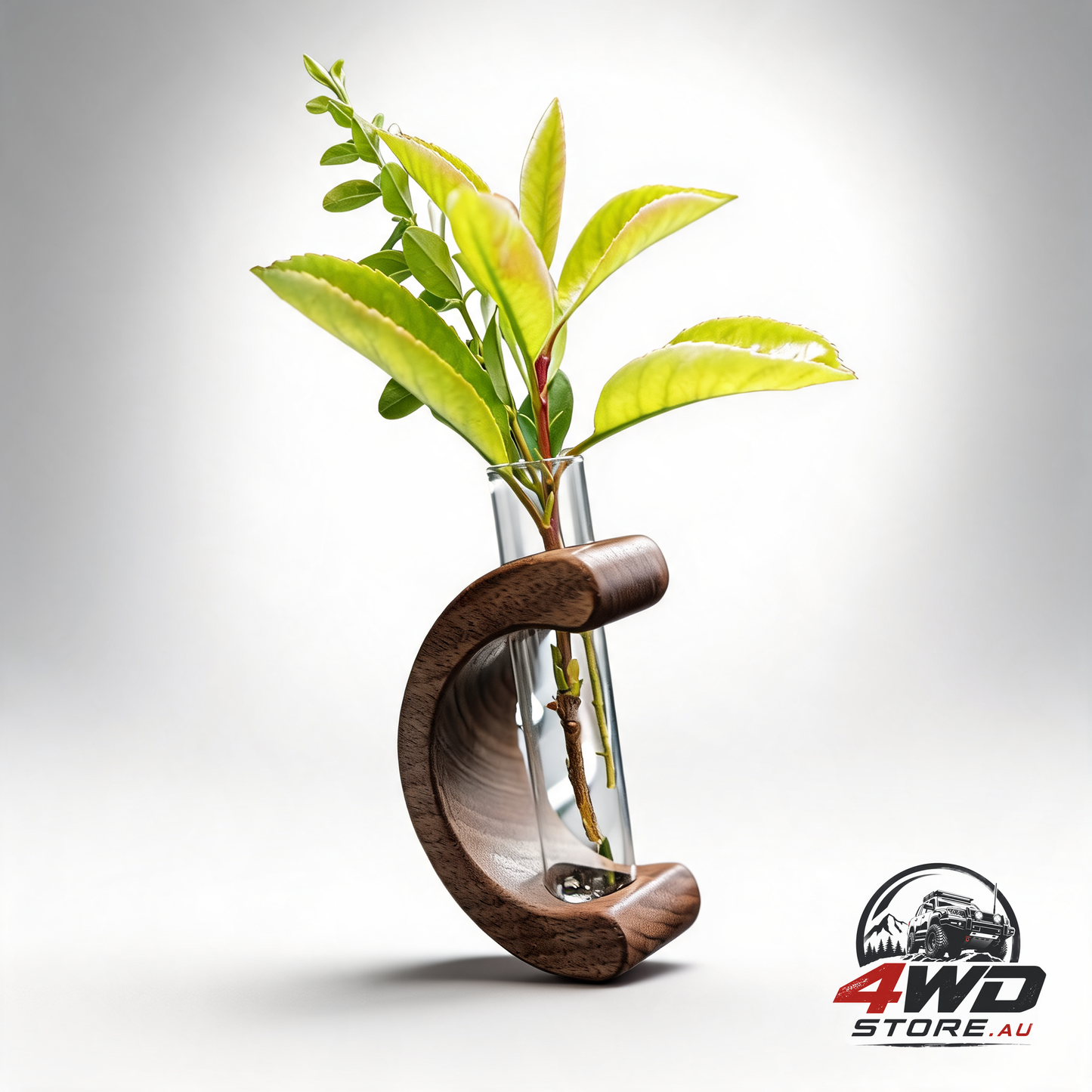 Car dashboard propagation vase vent clip for fresh or dried flowers and plant cuttings