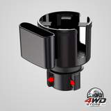 Car cup holder adapter and bottle beverage organiser accessory
