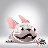 Dog car sticker decal