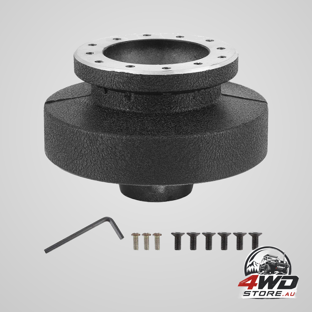 Steering wheel hub adapter mounting base for E36 MOMO, OMP and NRG wheels