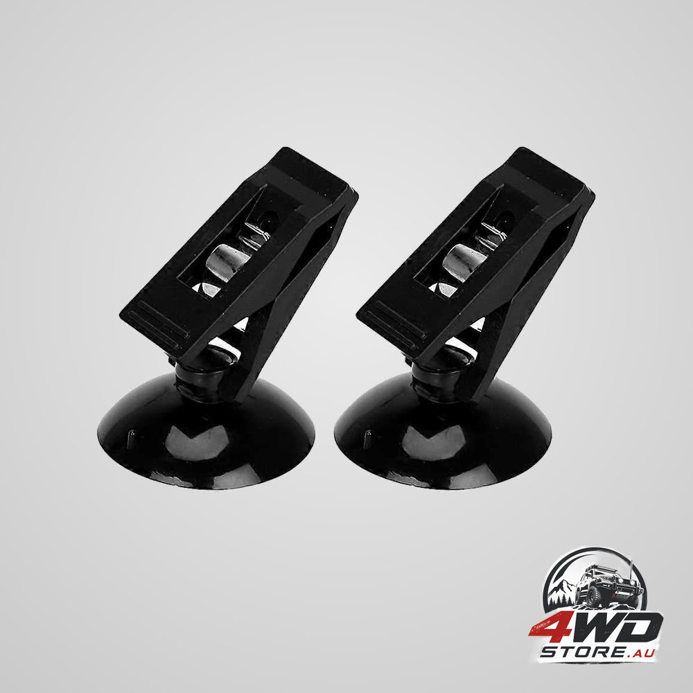 1 pair car clips with suction cups for sun shade curtain cloth fixing