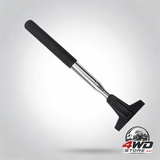 Car side mirror squeegee fog cleaning tool, black