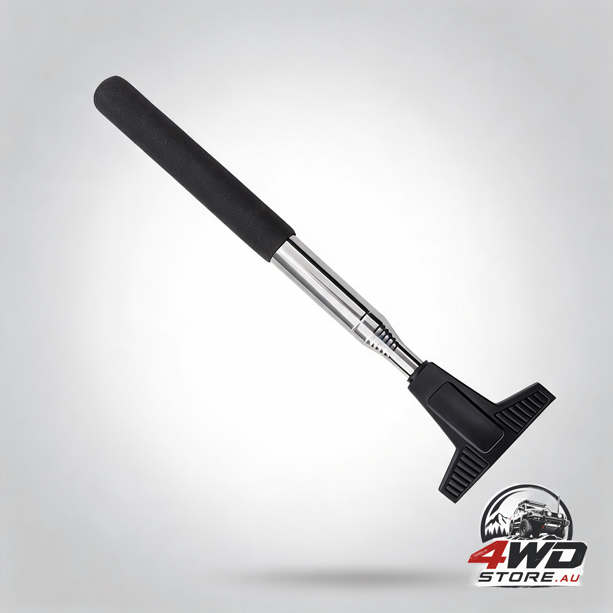 Car side mirror squeegee fog cleaning tool, black