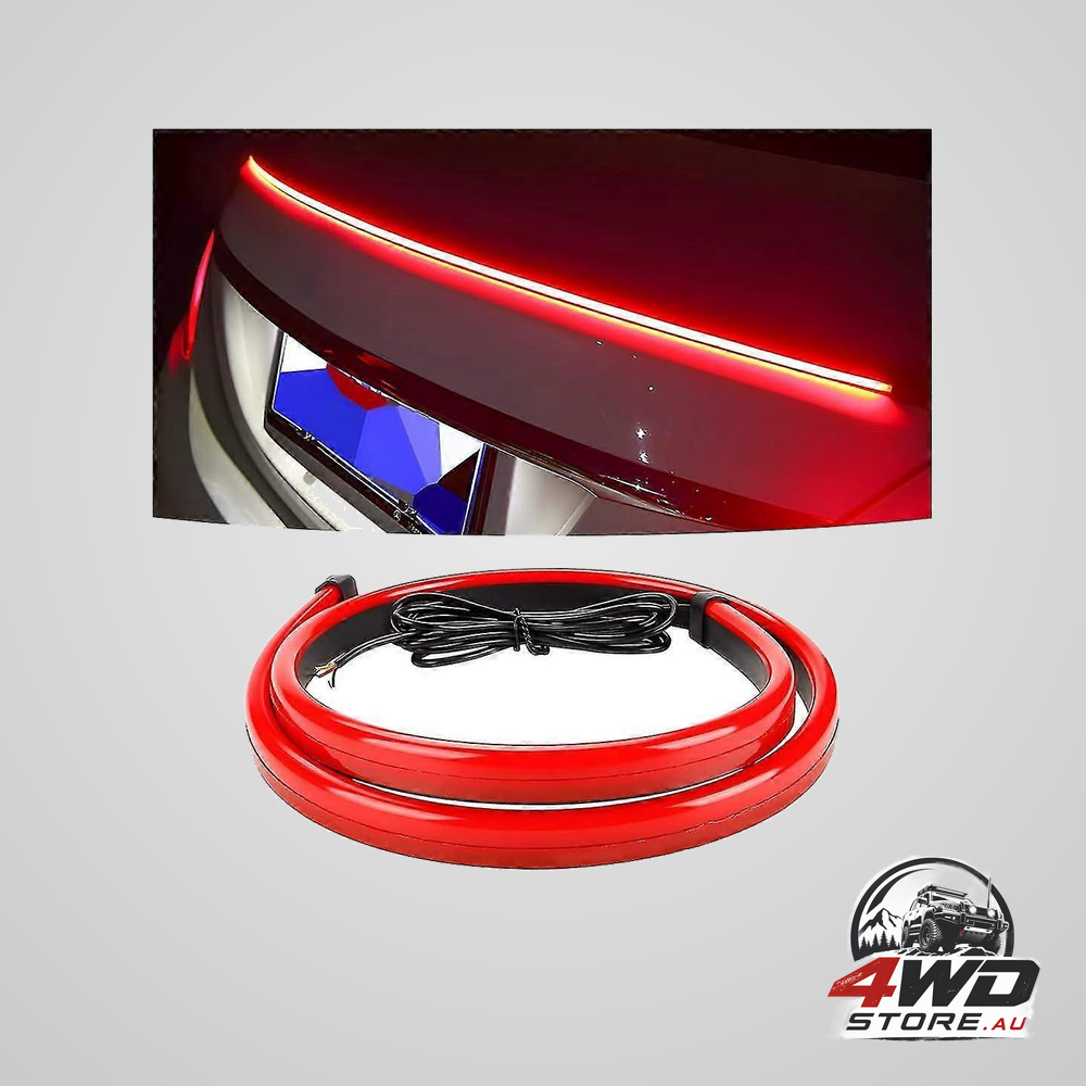LED brake light strip 35 inch, red 144 LEDs DC12V rear warning light bar