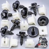 Rexka 10 set bumper splash shield screw nut grommet kit for Toyota Avalon and Camry