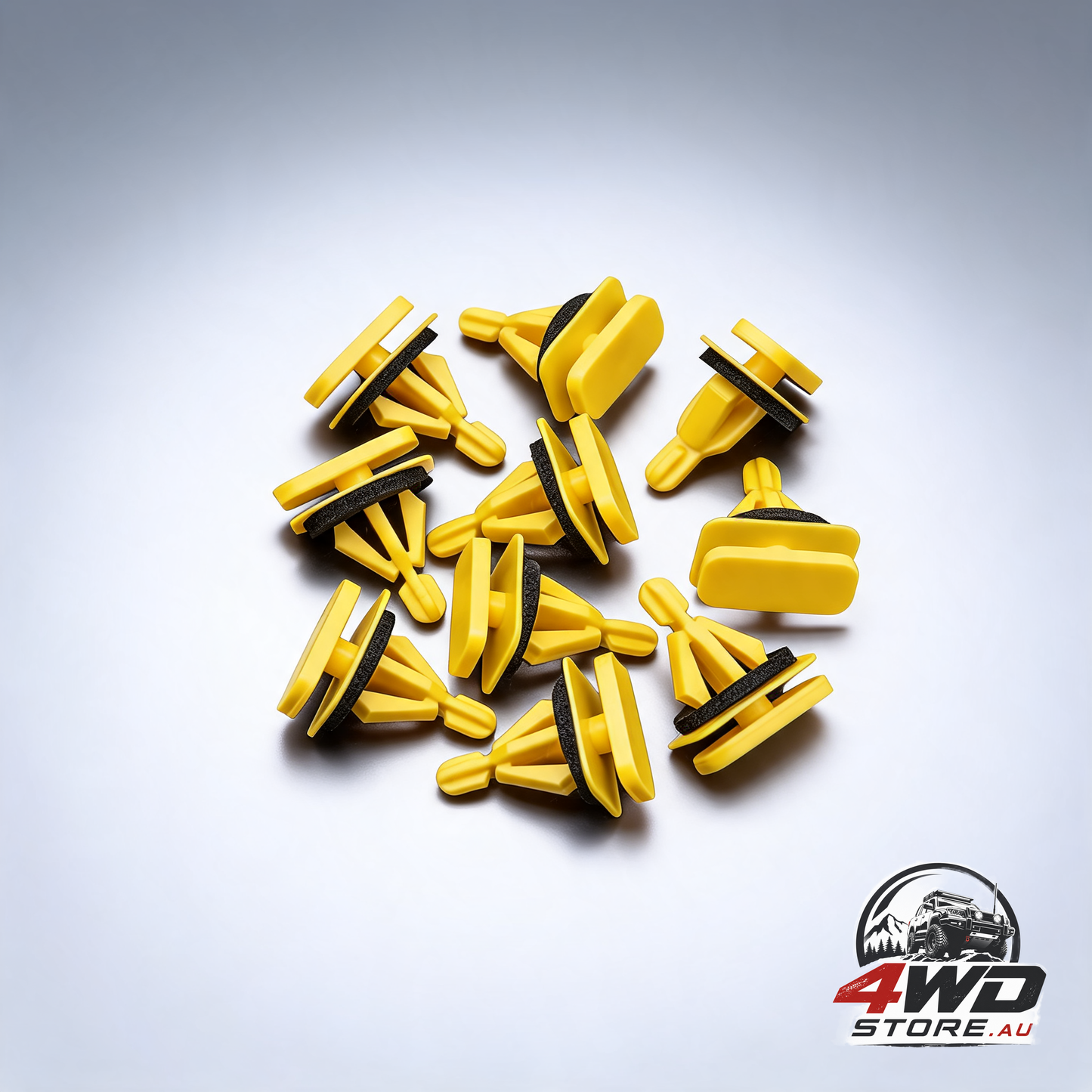 Rexka 10 piece rocker spoiler moulding clips 15864780 for GM Chevy and Cadillac