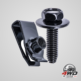 Rexka 20 set M6-1.0 U nuts and body bolts kits for GM, Ford and Chevy