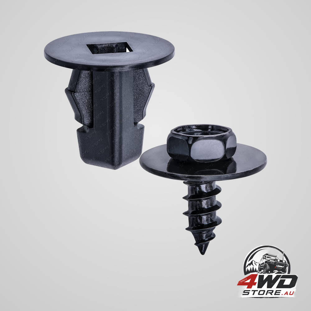 Rexka 10 set fender liner screw and grommet kit 90189-06236 for Toyota and Lexus
