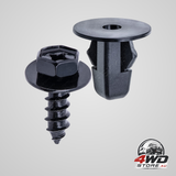 Rexka 15 set fender liner splash shield screw and grommet kit for Toyota and Lexus