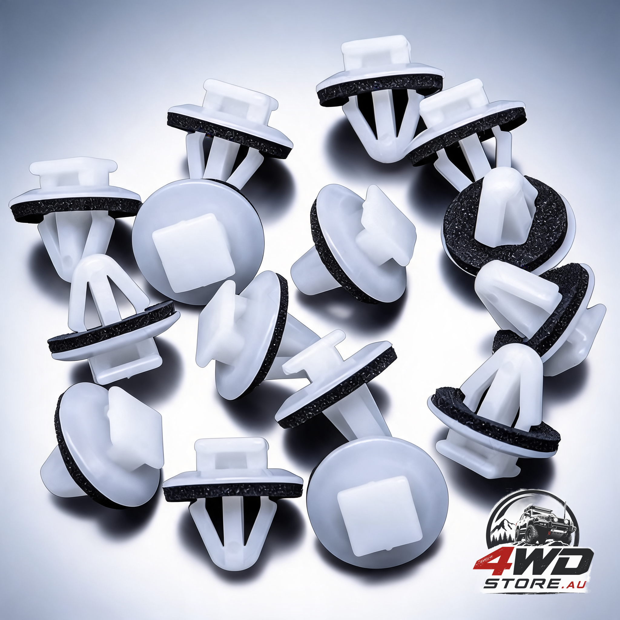 Rexka 15 piece rear moulding door panel clips 62955-20020 for Toyota and Pontiac