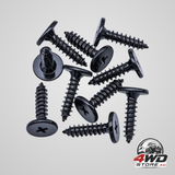 Rexka 10 piece bumper fender liner splash shield screws 90103-TA0-000 for Honda and Acura