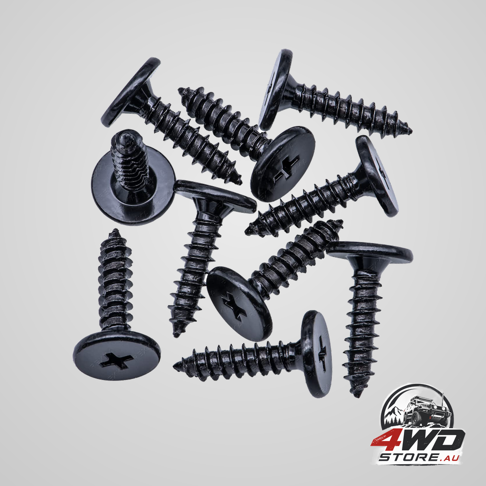 Rexka 10 piece bumper fender liner splash shield screws 90103-TA0-000 for Honda and Acura
