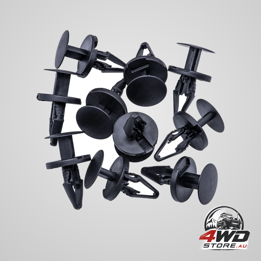 Rexka 10 piece fender liner bumper push-type clips 11589289 for GM and Chrysler