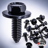 Rexka 15 piece hex head Sems body bolts 12337916 for GM Chevy and GMC trucks