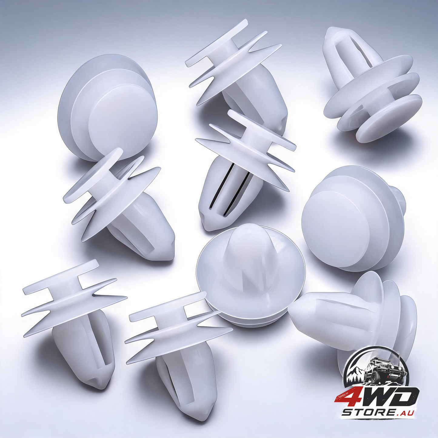 Rexka 10 piece door trim panel clips 01553-30001 for Nissan and Infiniti