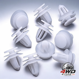 Rexka 10 piece door trim panel clips 01553-30001 for Nissan and Infiniti