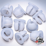 Rexka 10 piece headlamp grommet retainer nuts N811169S for Ford and Toyota