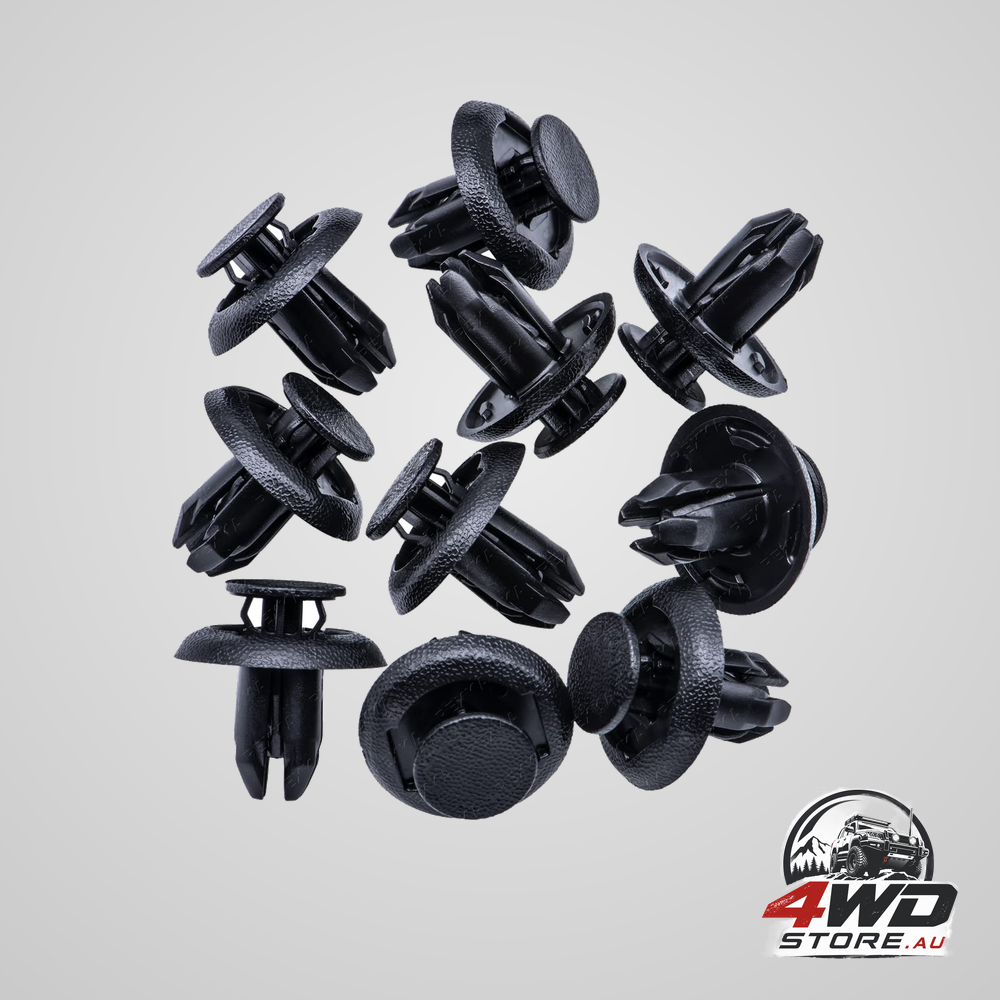 Rexka 10 piece fender liner splash shield rivets B45A-56-146A for Mazda and Toyota
