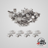 Biaungdo 30 piece stainless steel trailer frame wire clips 22.5 mm for PV and boat cable
