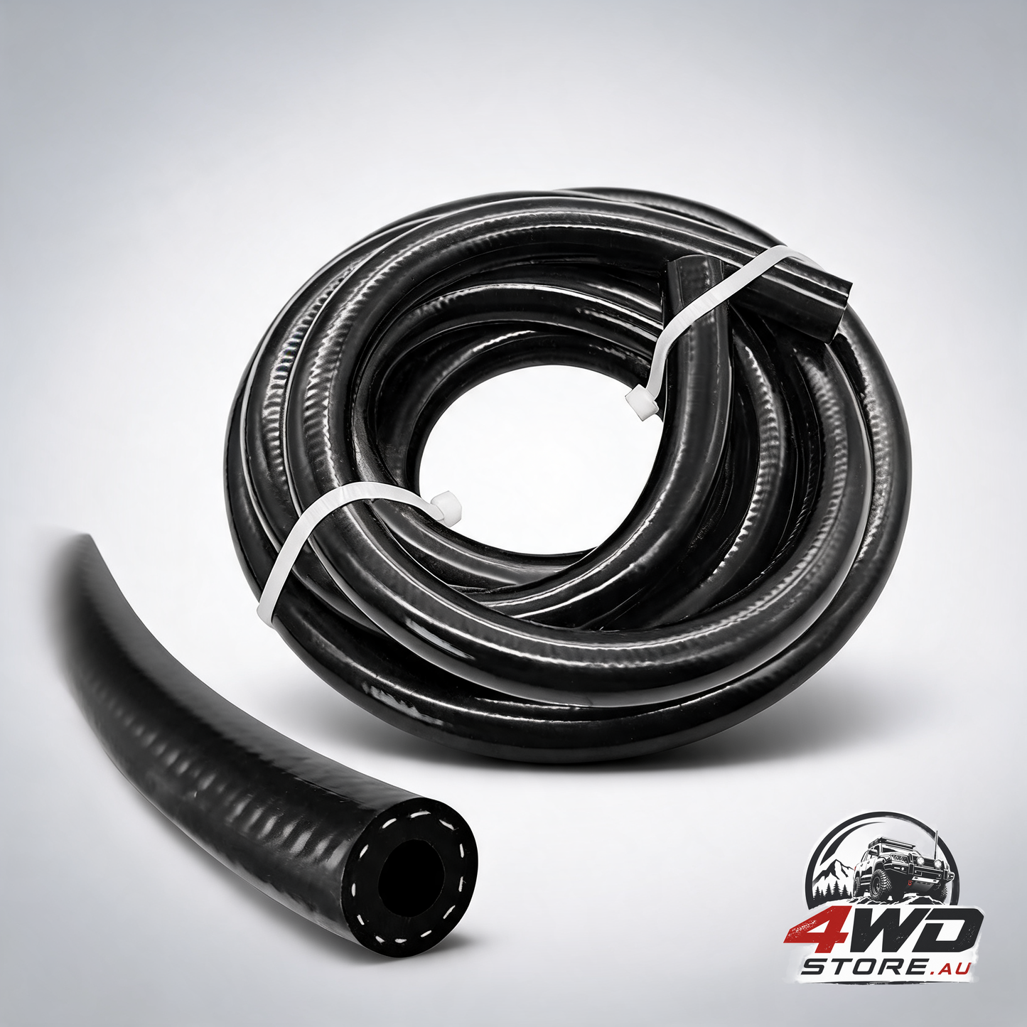 3/4 inch 19mm ID NBR rubber fuel line hose 300 PSI for automotive engines, 5ft
