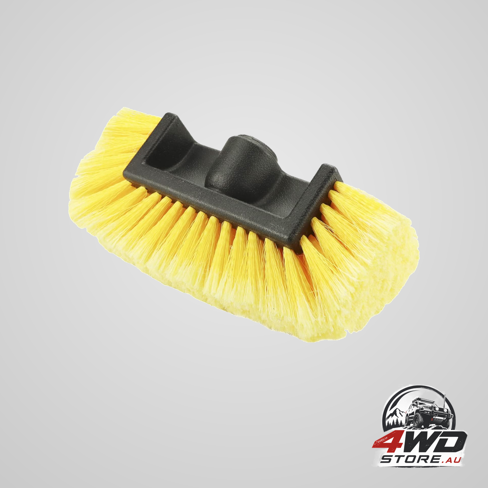 10 inch car wash brush head with soft bristle for cars, trucks, RV and boats, yellow