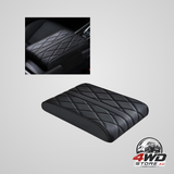Leather car center console cover pad, waterproof memory foam armrest cushion protector