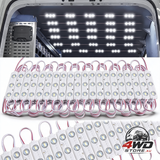 12V 300 LED interior van light kit, white ceiling lighting for RV, truck and boats, 100 modules