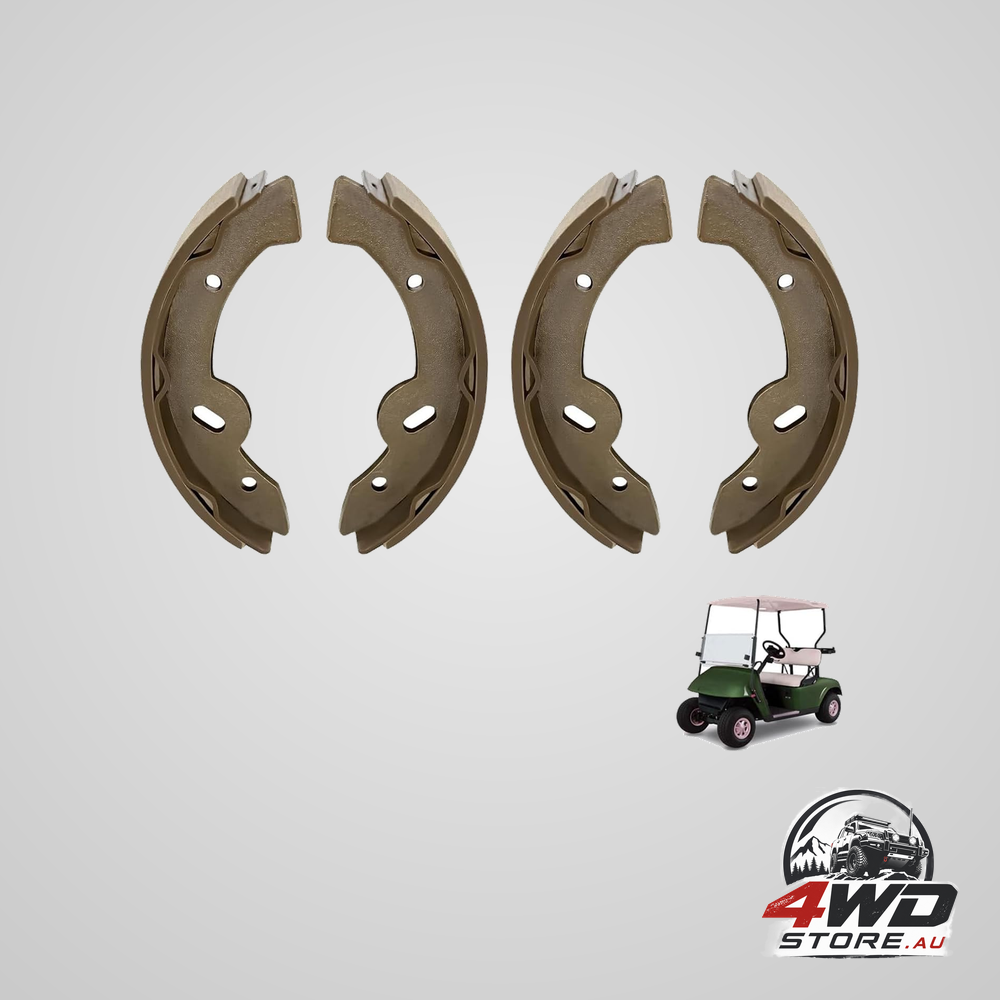 Golf cart brake shoes for EZGO Medalist TXT and Yamaha G14-G22, OEM 27943G01 70795G01
