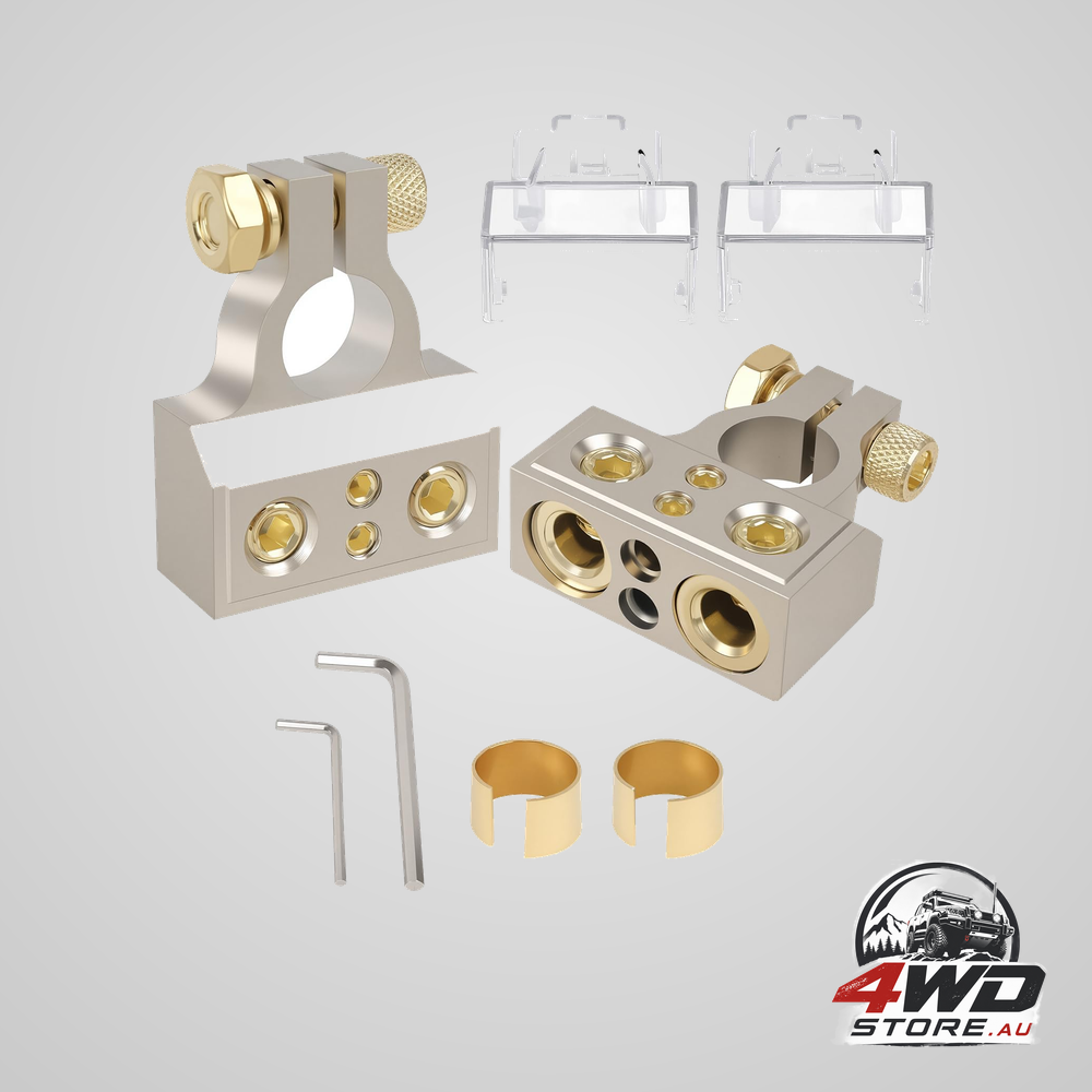 Car battery terminal connector, 0/2/4/6/8 AWG zinc alloy quick disconnect cable end