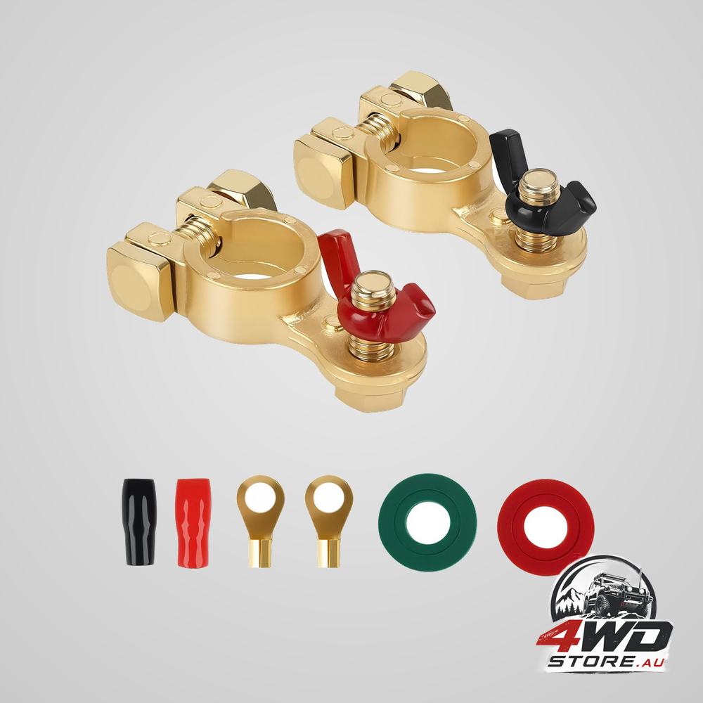 Car battery terminal connector, pure copper top post clip for positive and negative poles