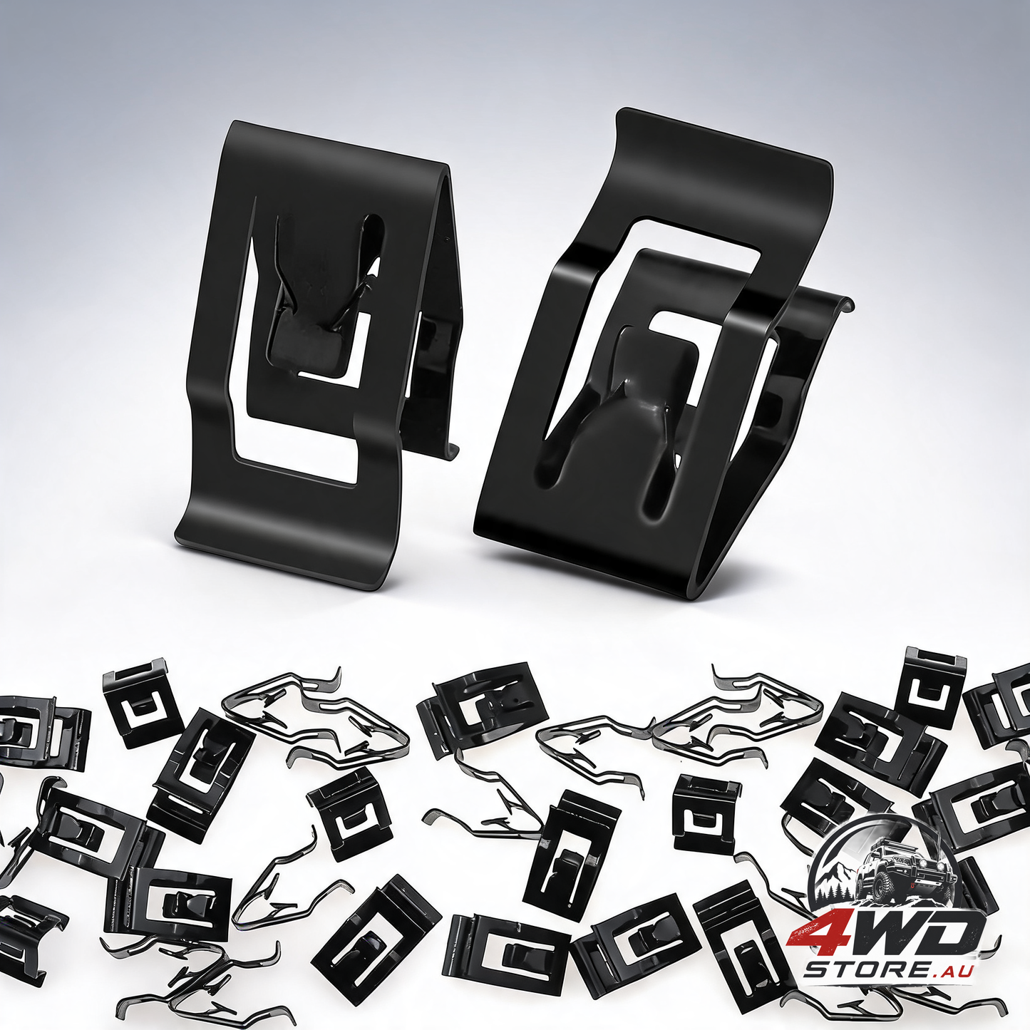 30 pcs automotive dashboard trim clips, universal metal retainer clips for most cars