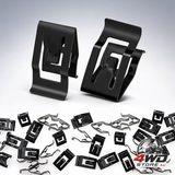 30 pcs automotive dashboard trim clips, universal metal retainer clips for most cars