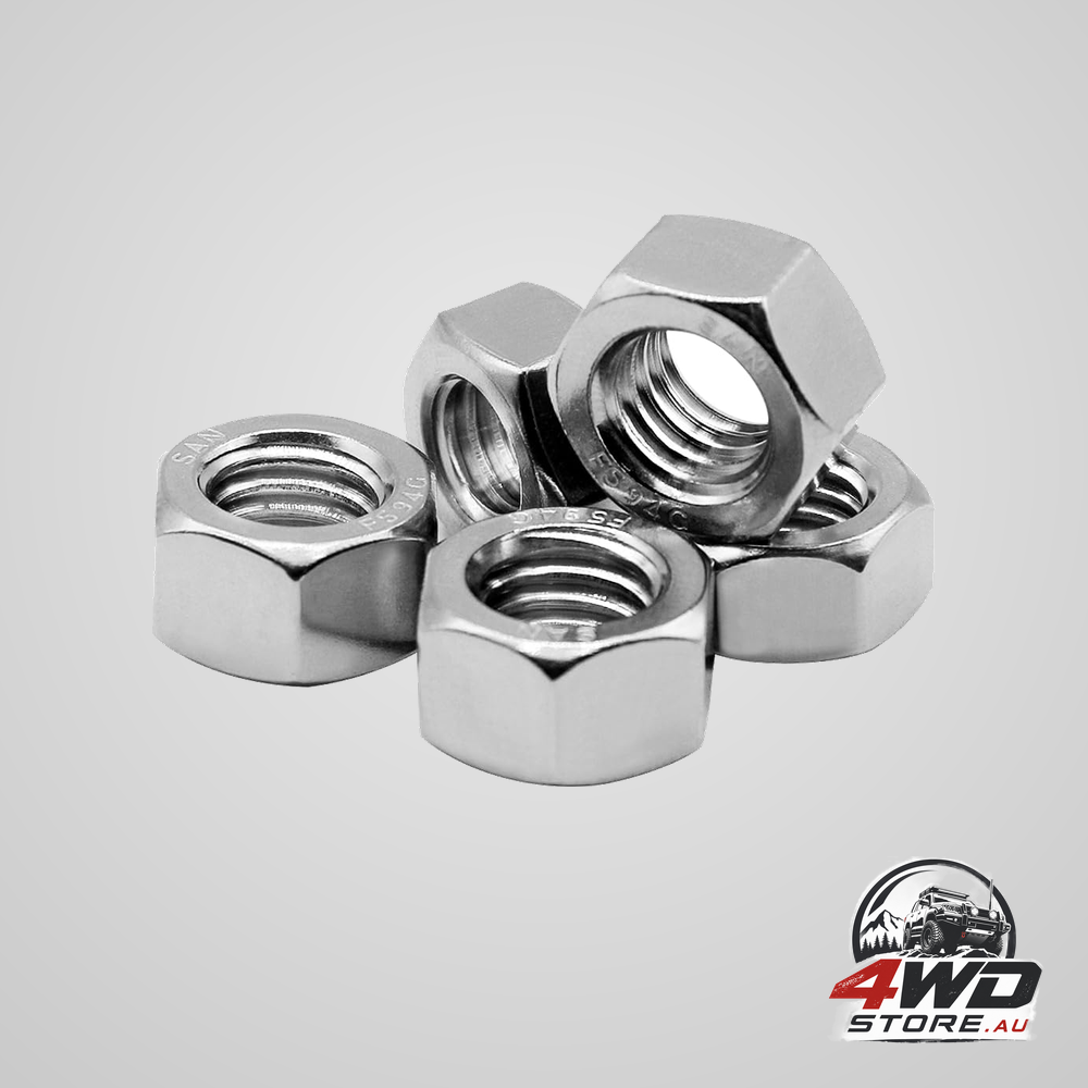 50 pcs 5/16-18 stainless steel nuts, 18-8 304 A2-70 commercial grade for boats and car