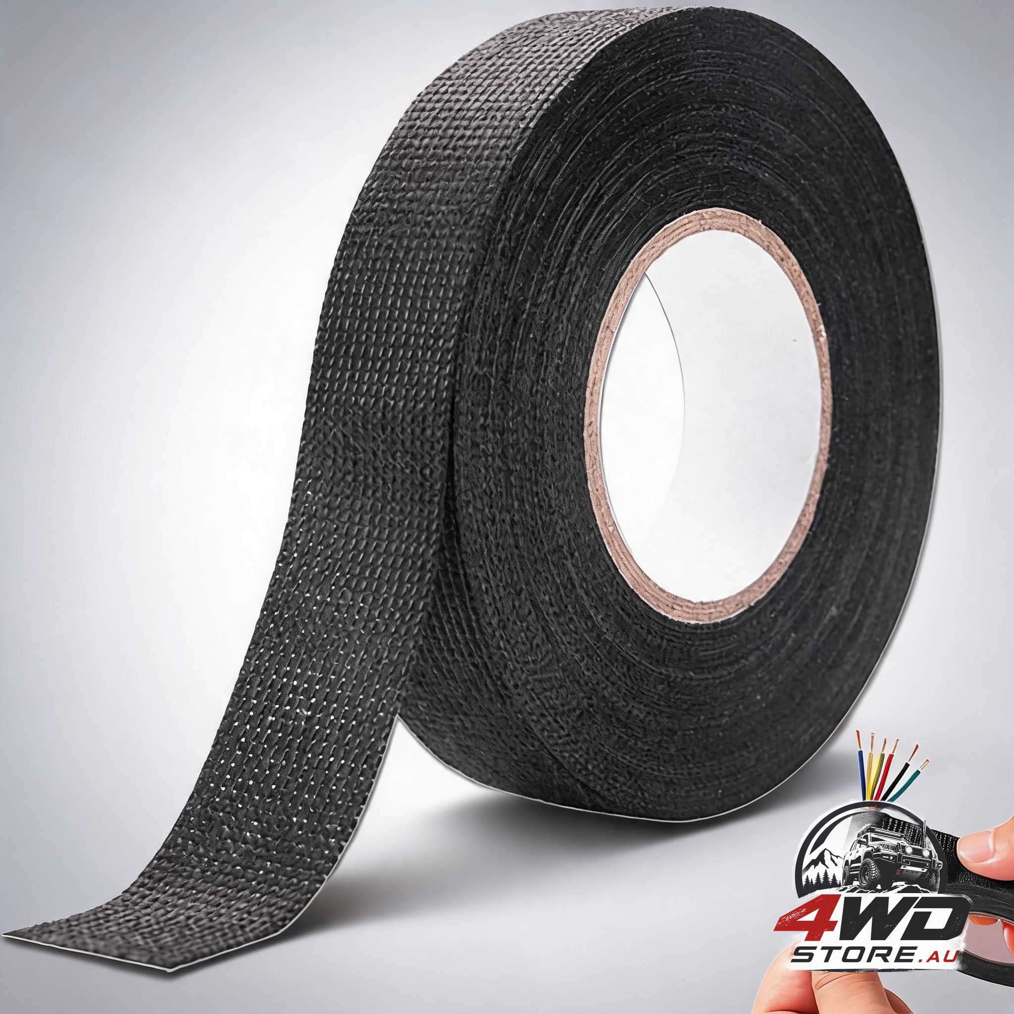 Automotive wire harness tape, engine harness wrap for protection and noise damping, 0.59 inch x 82ft