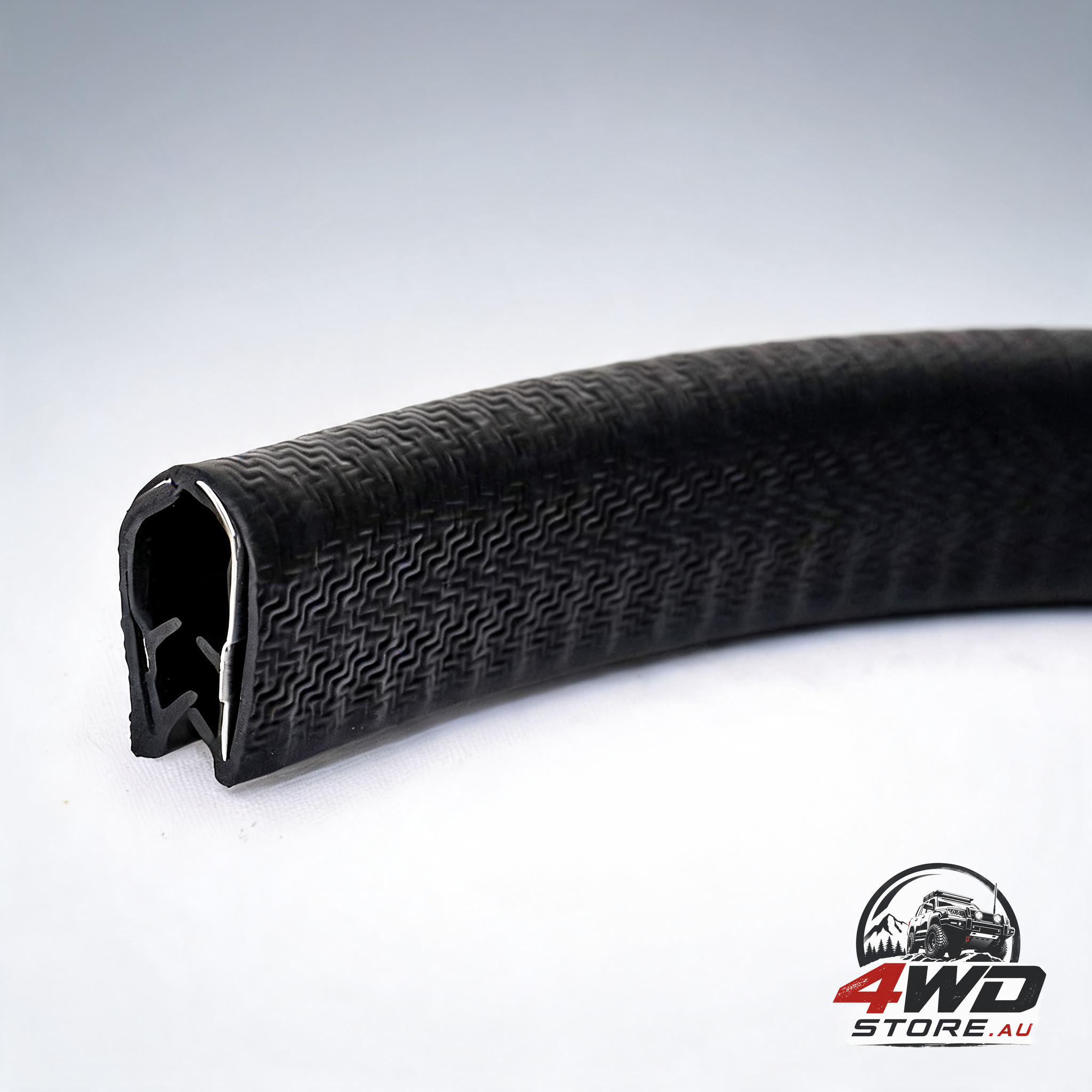 U-shape edge trim, 10 feet weather stripping car door protector, push-on rubber for 1/4 inch edges