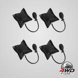 Air pump wedge 4 pack, adjustable inflatable spacer for door, window and vehicle alignment