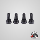 TR418 snap-in tyre valve stem for tubeless 0.453 inch 11.5mm rim holes, pack of 4
