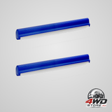 2 pack 12 inch flexible silicone car water squeegee for glass, mirror and shower doors, blue