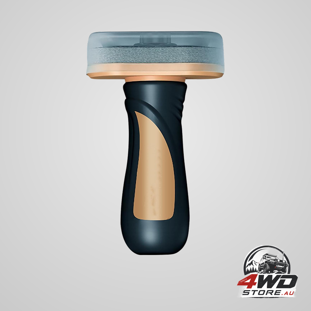 Windscreen snow removal device, scratch-free electromagnetic ice scraper with ergonomic grip