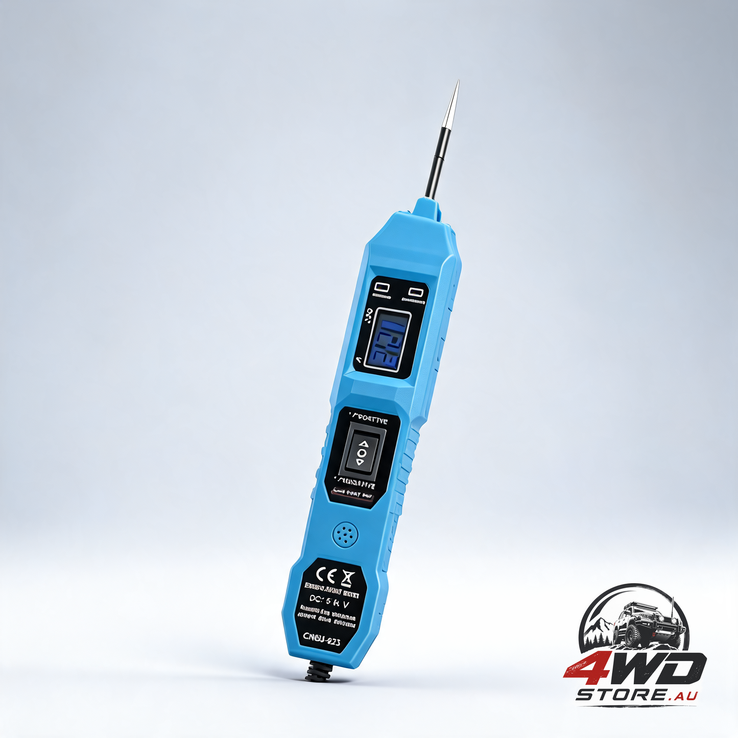 Car electric circuit tester, DC power circuit probe with LED light and short circuit finder