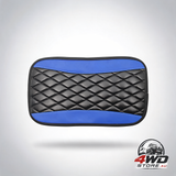 Car center console cover, universal leather waterproof armrest seat box protector, blue