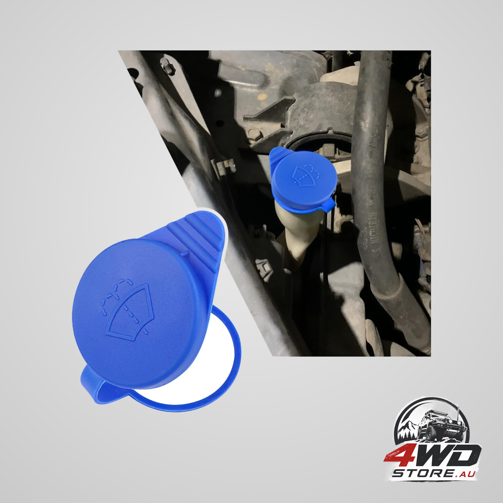 51mm windshield wiper fluid cap for 2012-2018 Ford Focus washer reservoir, blue