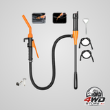 Portable battery operated fuel transfer siphon pump for petrol, diesel and water