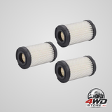 3 pack 100-222 air filter for Tecumseh ECV100 LEV90 LEV115 engines, replaces 35066 63087A