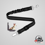 Adjustable dog seat belt for car, nylon pet safety seatbelt for travel