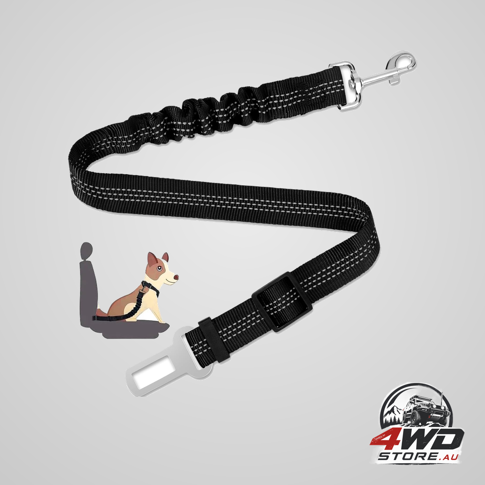 Adjustable dog seat belt for car, nylon pet safety seatbelt for travel