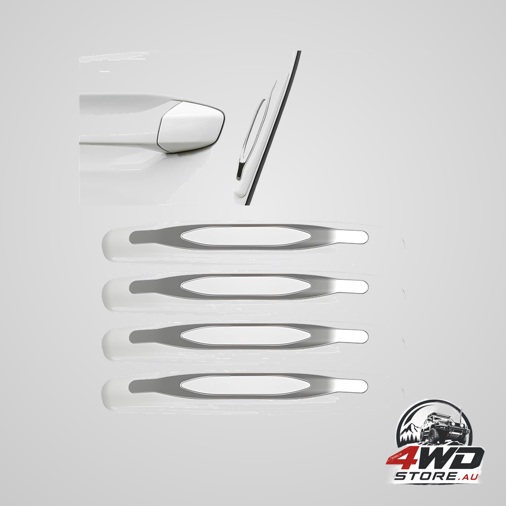 4 pcs car door edge guards, anti-scratch self-adhesive anti-collision trim strip, white