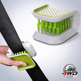 Car seat belt cleaning brush, U-shaped interior washing brush with double-sided bristles