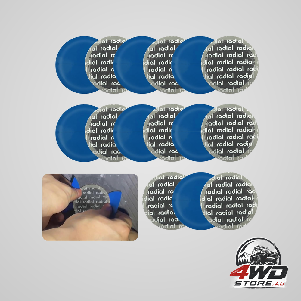 15 piece 79mm car tyre patch kit, round rubber repair patches for cars, trucks and motorcycles